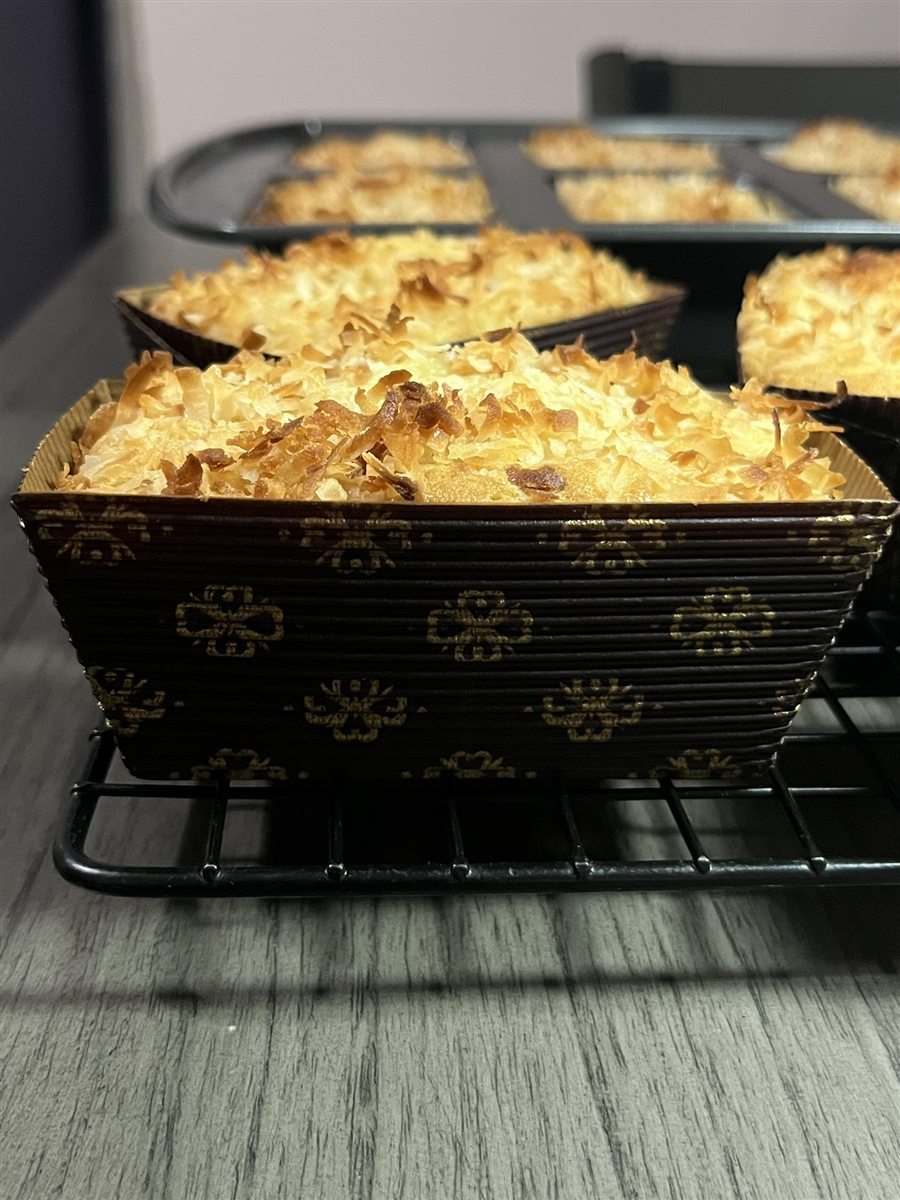 Pineapple coconut mini loaves